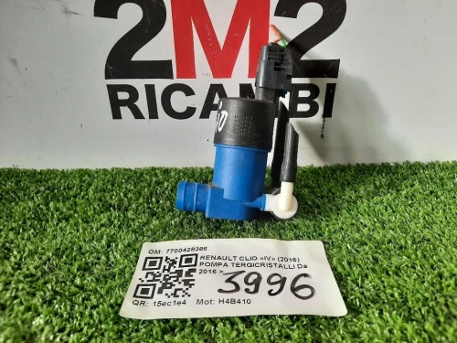 Pompa Tergicristalli 7700428386 Renault CLIO IV 2016