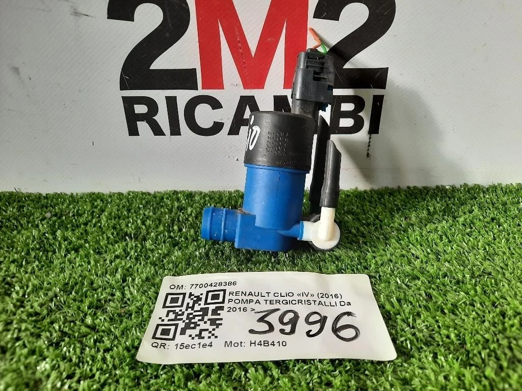 Pompa Tergicristalli 7700428386 Renault CLIO IV 2016