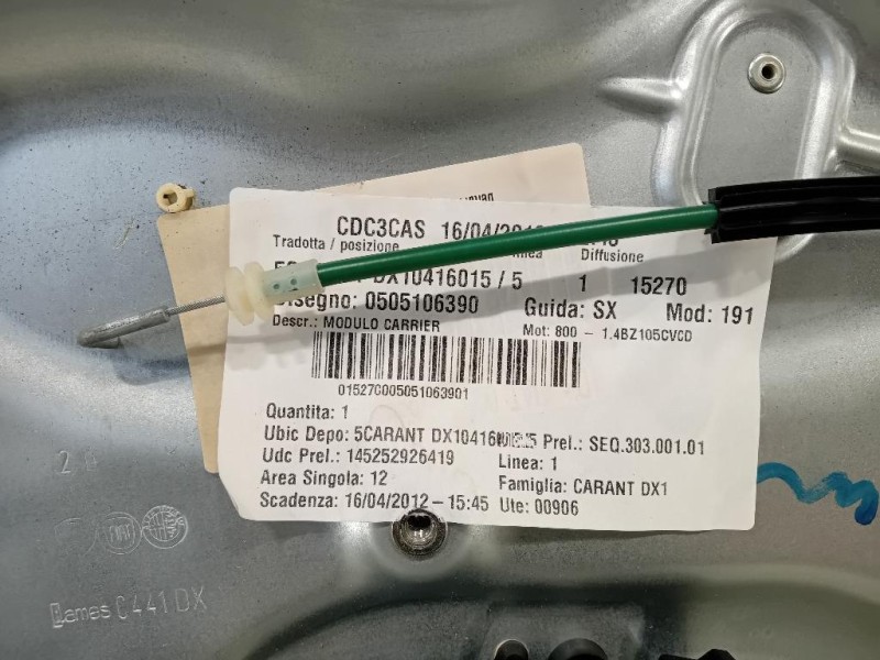 Porta ANT DX 6000634835 Alfa Romeo Giulietta 2010