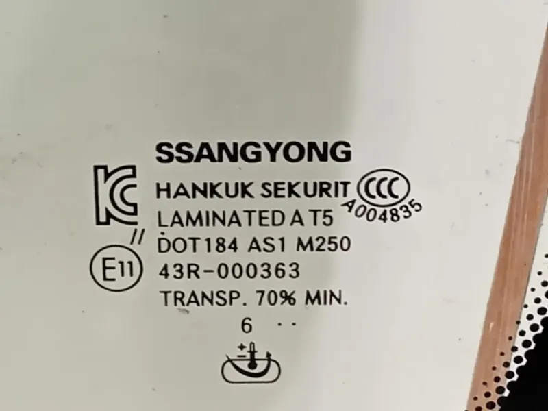 Parabrezza 7911035000 Ssangyong Tivoli 2015