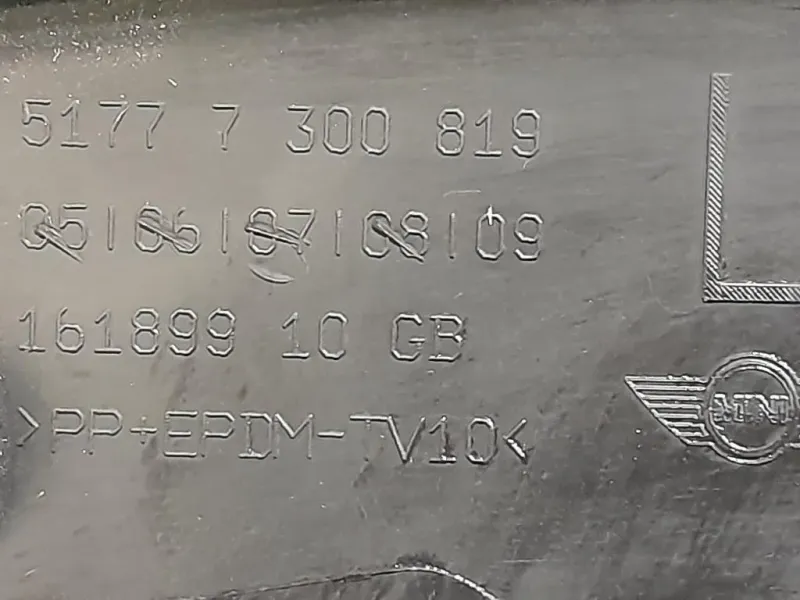 Parafanghino ANT SX 51777300819 Mini MINI ONE F55 2014