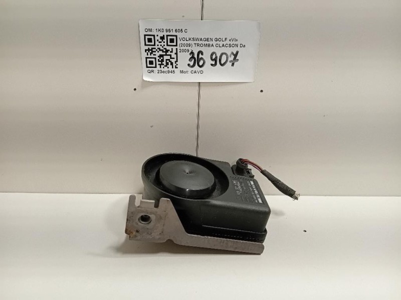 Tromba Clacson 1K0 951 605 C Audi A1 8XK 2015