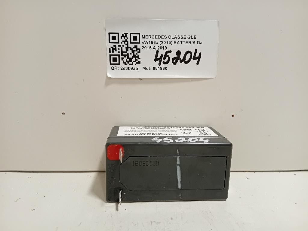 Batteria Mercedes Classe GLE W166 2015