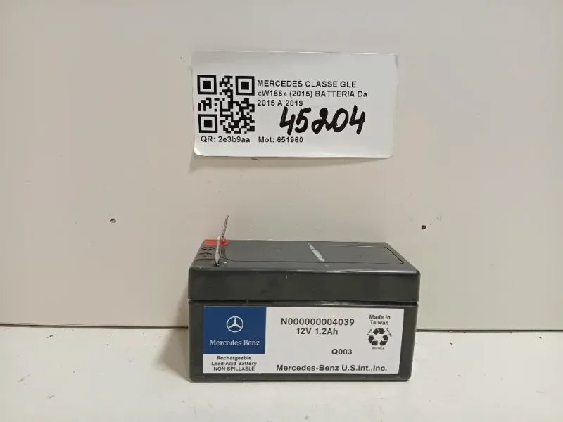 Batteria Mercedes Classe GLE W166 2015