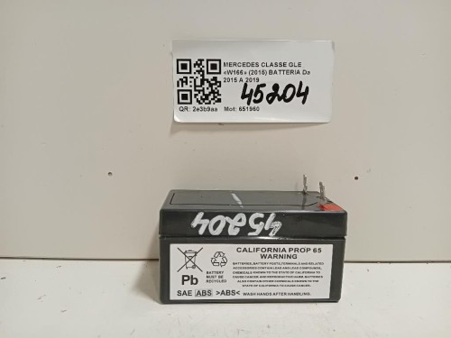 Batteria Mercedes Classe GLE W166 2015