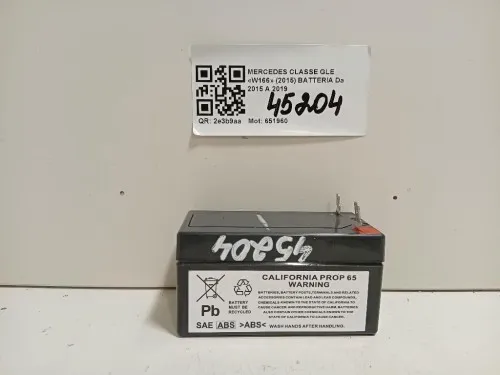 Batteria Mercedes Classe GLE W166 2015