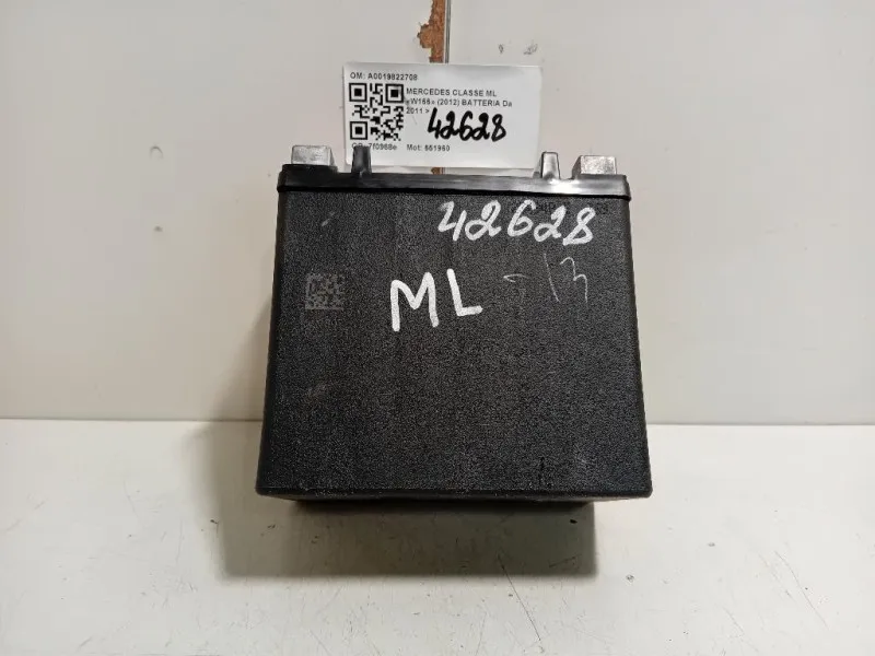 Batteria A0019822708 Mercedes Classe ML W166 2012