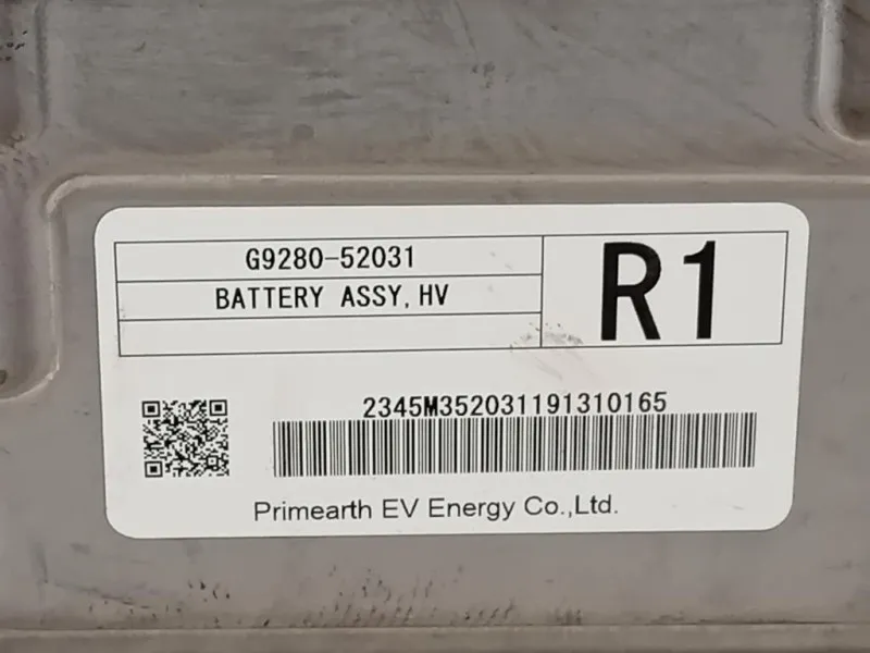 Batteria G9280-52031 BATTERIA IBRIDA Toyota Yaris IV 2017