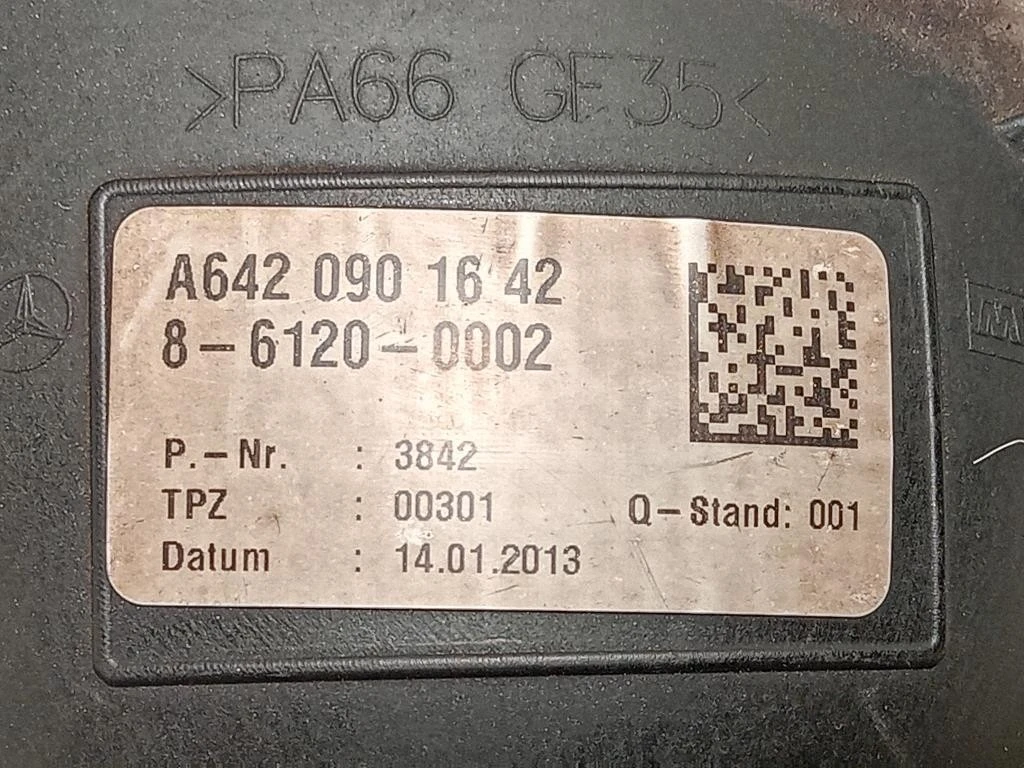 TUBO Flessibile Filtro ARIA A6420901642 Mercedes Classe ML W166 2012