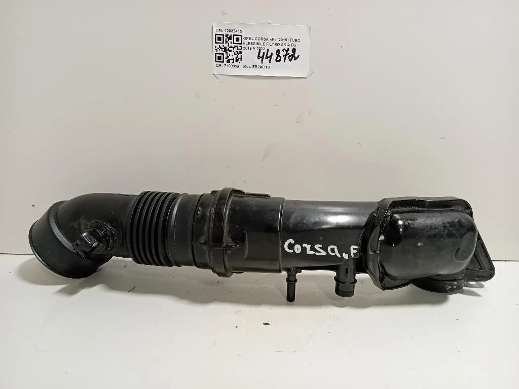 TUBO Flessibile Filtro ARIA 1203241S Opel Corsa F 2019