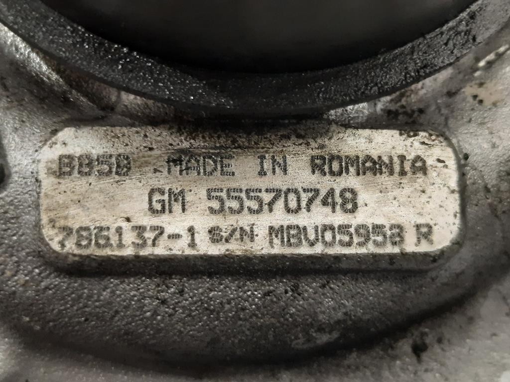 Turbina 55570748 Opel Insignia A 2009