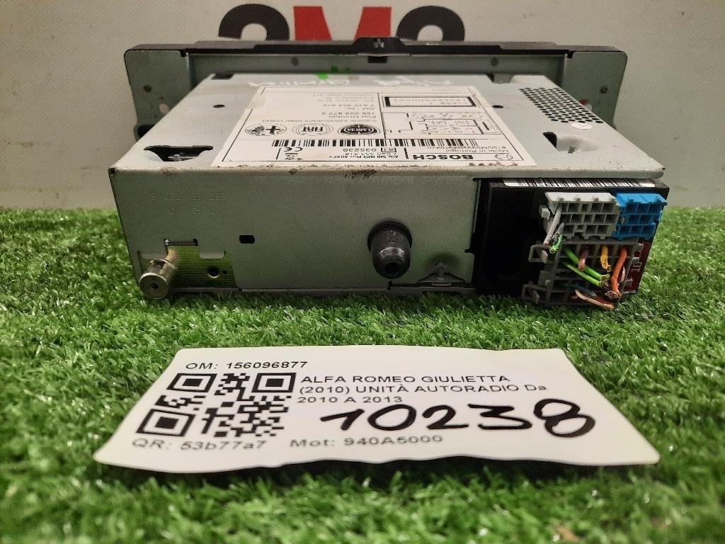 Unità Autoradio 156096877 Alfa Romeo Giulietta 2010