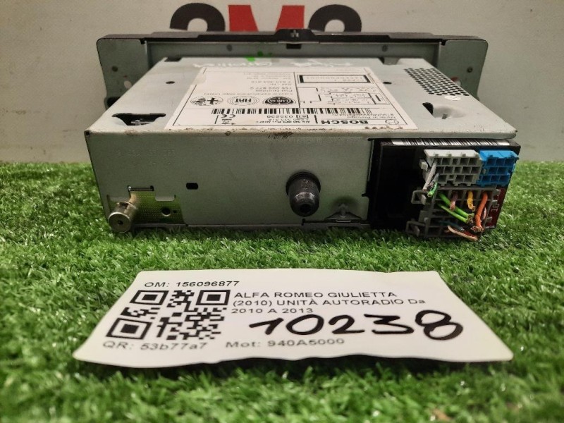Unità Autoradio 156096877 Alfa Romeo Giulietta 2010