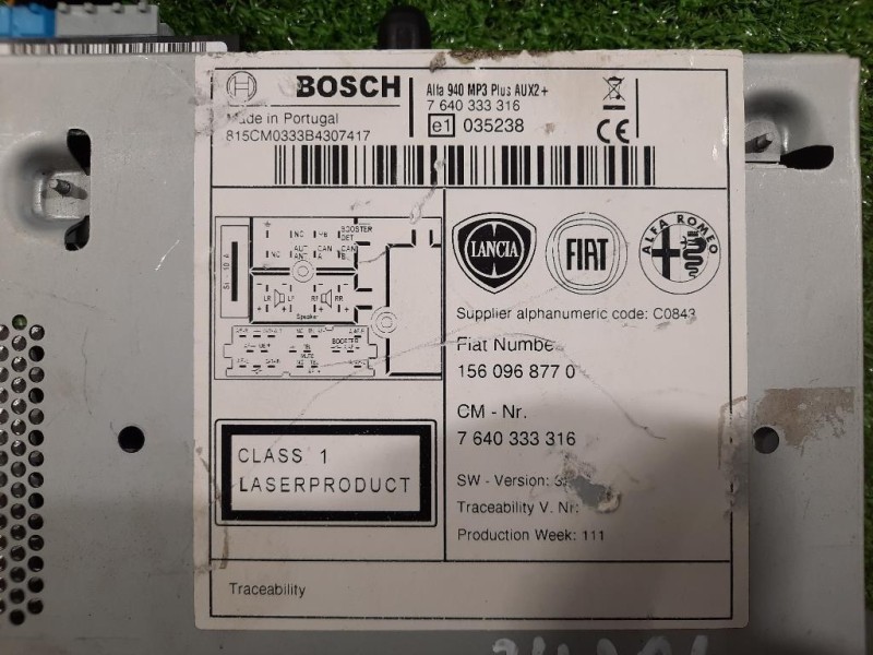 Unità Autoradio 7640333316 Alfa Romeo Giulietta 2010