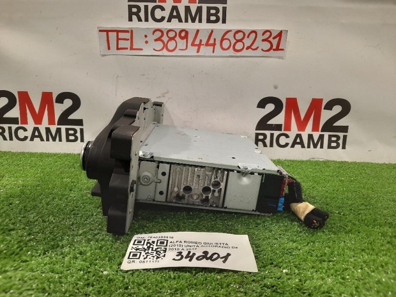 Unità Autoradio 7640333316 Alfa Romeo Giulietta 2010