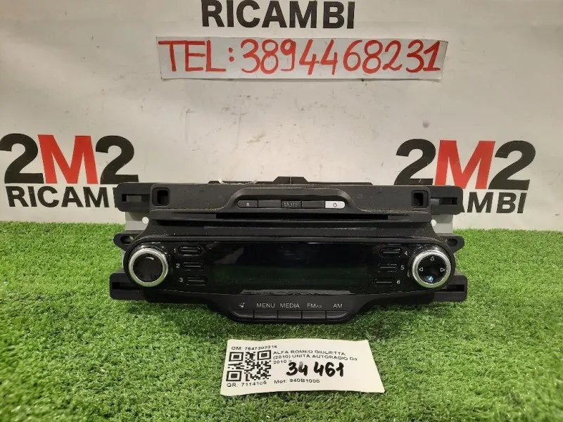 Unità Autoradio 7647302316 Alfa Romeo Giulietta 2010