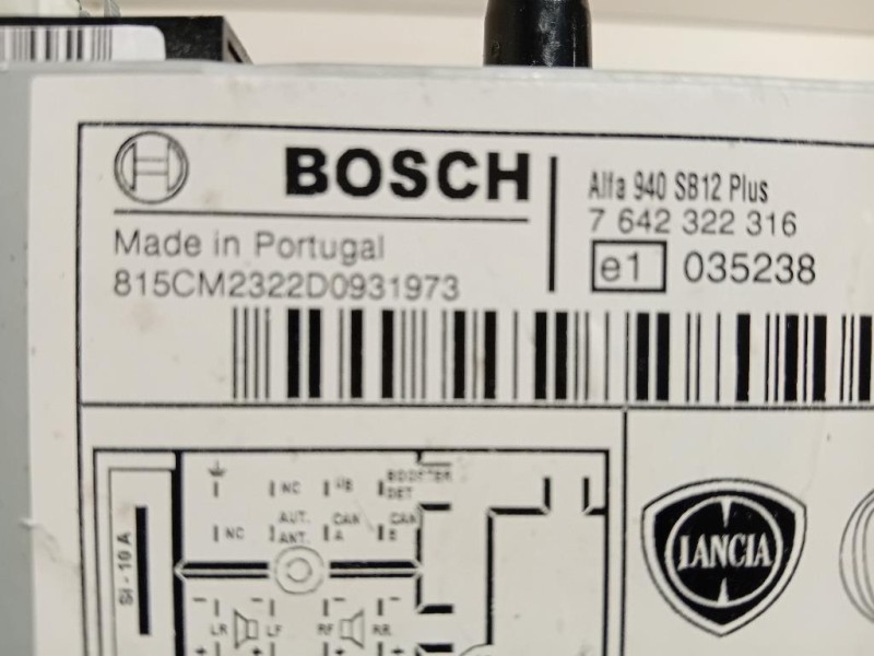 Unità Autoradio 815CM2322D0931973 Alfa Romeo Giulietta 2010