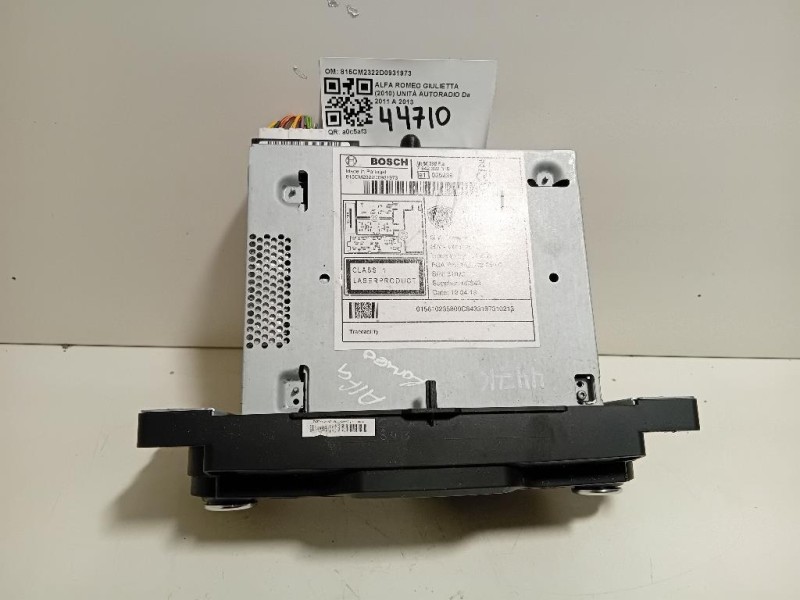 Unità Autoradio 815CM2322D0931973 Alfa Romeo Giulietta 2010