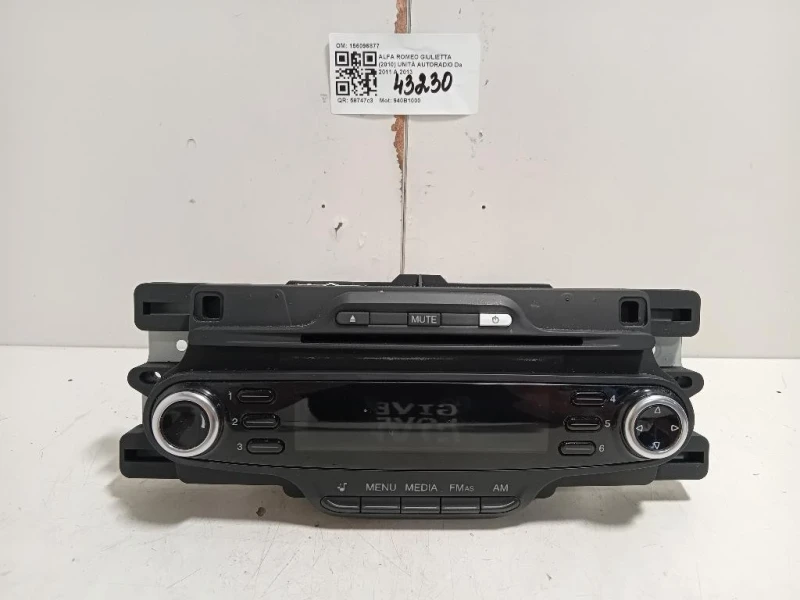 Unità Autoradio 156096877 Alfa Romeo Giulietta 2010