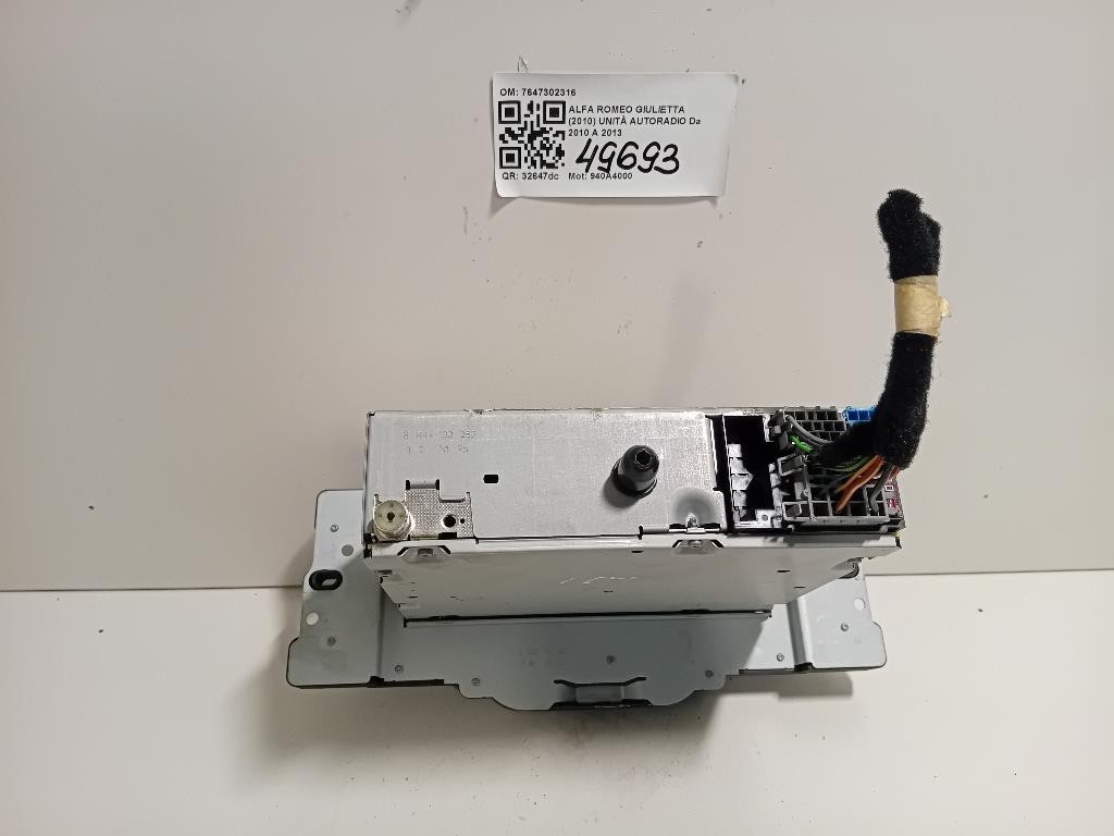Unità Autoradio 7647302316 Alfa Romeo Giulietta 2010