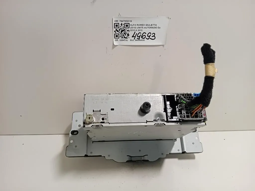 Unità Autoradio 7647302316 Alfa Romeo Giulietta 2010