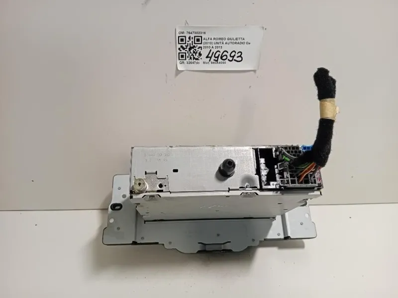 Unità Autoradio 7647302316 Alfa Romeo Giulietta 2010