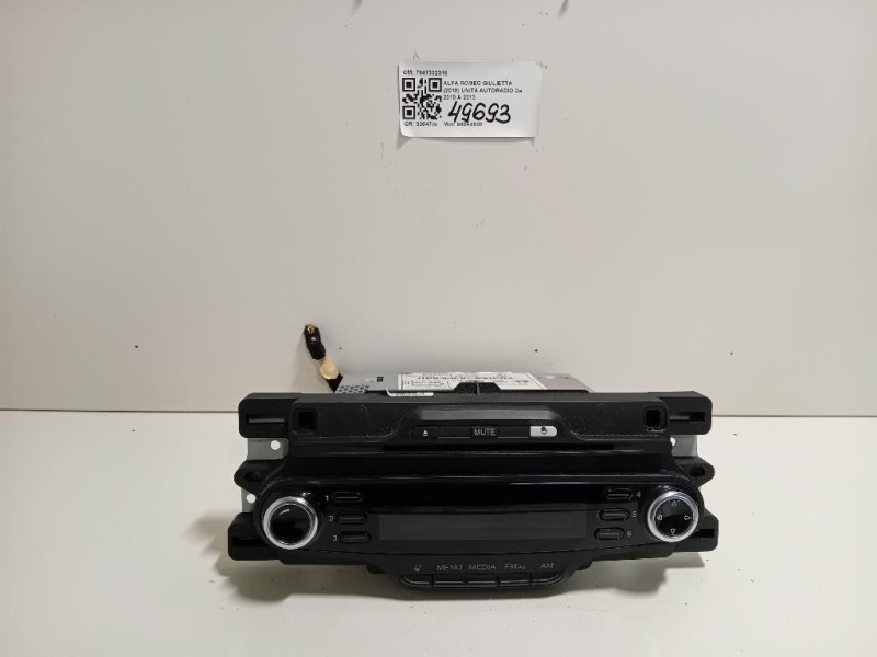 Unità Autoradio 7647302316 Alfa Romeo Giulietta 2010