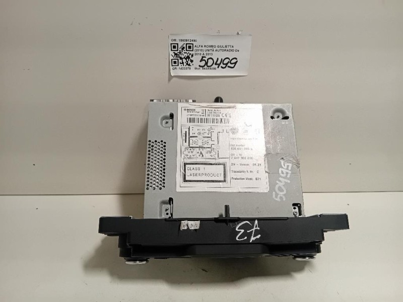 Unità Autoradio 1560912490 Alfa Romeo Giulietta 2010