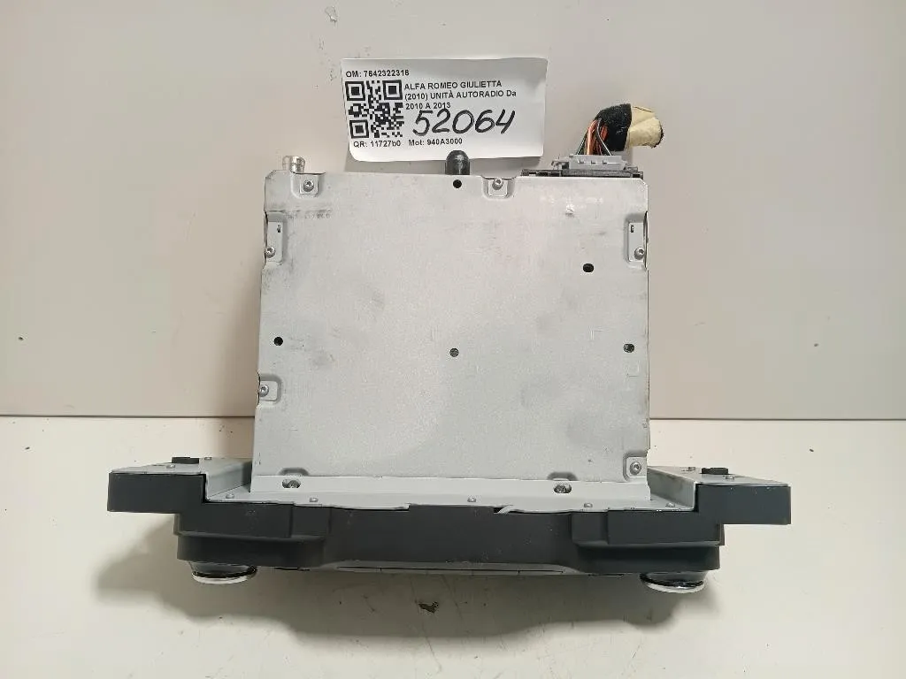 Unità Autoradio 7642322316 Alfa Romeo Giulietta 2010