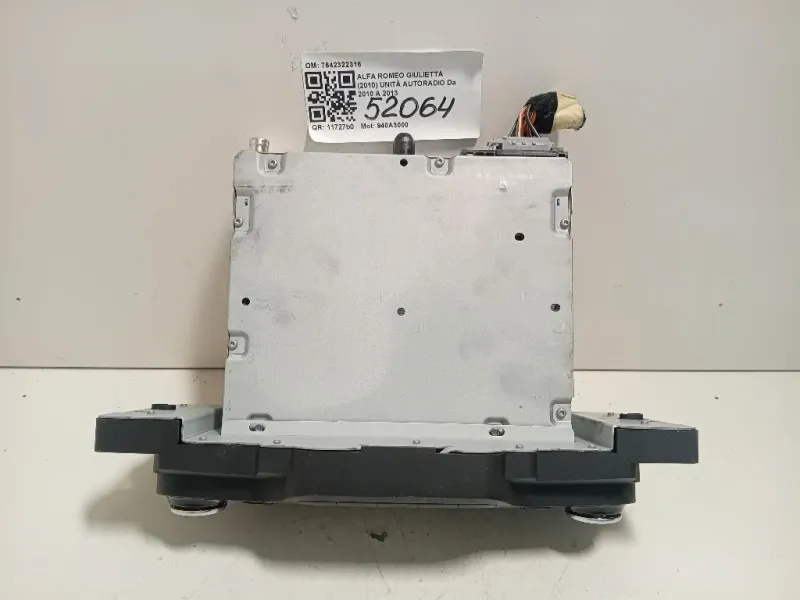 Unità Autoradio 7642322316 Alfa Romeo Giulietta 2010