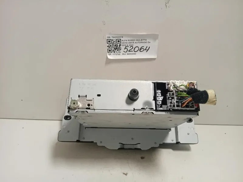 Unità Autoradio 7642322316 Alfa Romeo Giulietta 2010