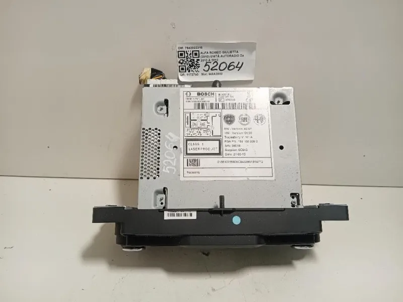 Unità Autoradio 7642322316 Alfa Romeo Giulietta 2010