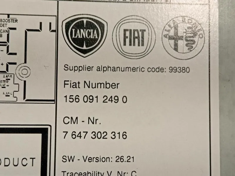 Unità Autoradio 7647302316 Alfa Romeo Giulietta 2010