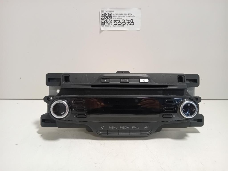 Unità Autoradio 7647302316 Alfa Romeo Giulietta 2010