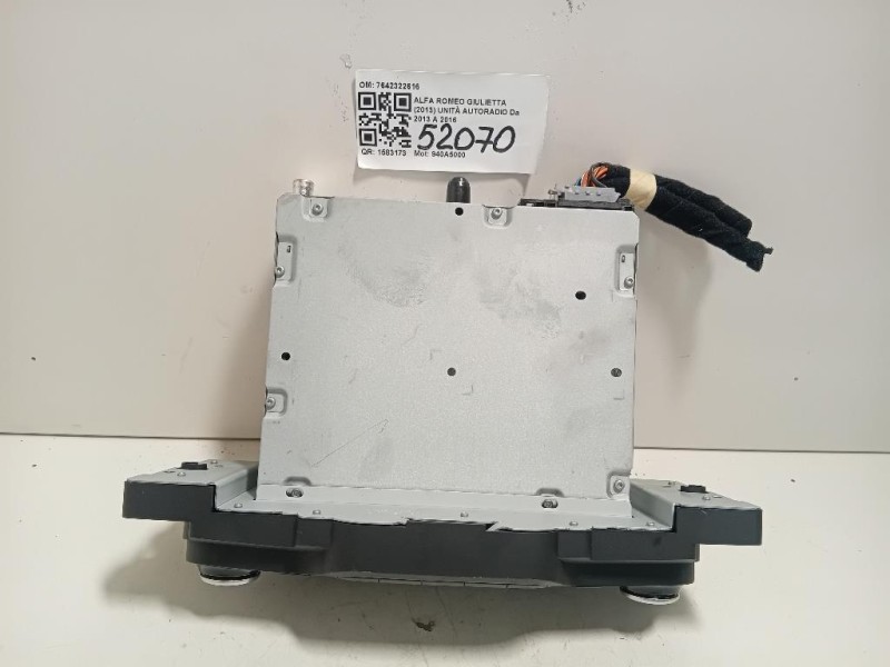 Unità Autoradio 7642322616 Alfa Romeo Giulietta 2013