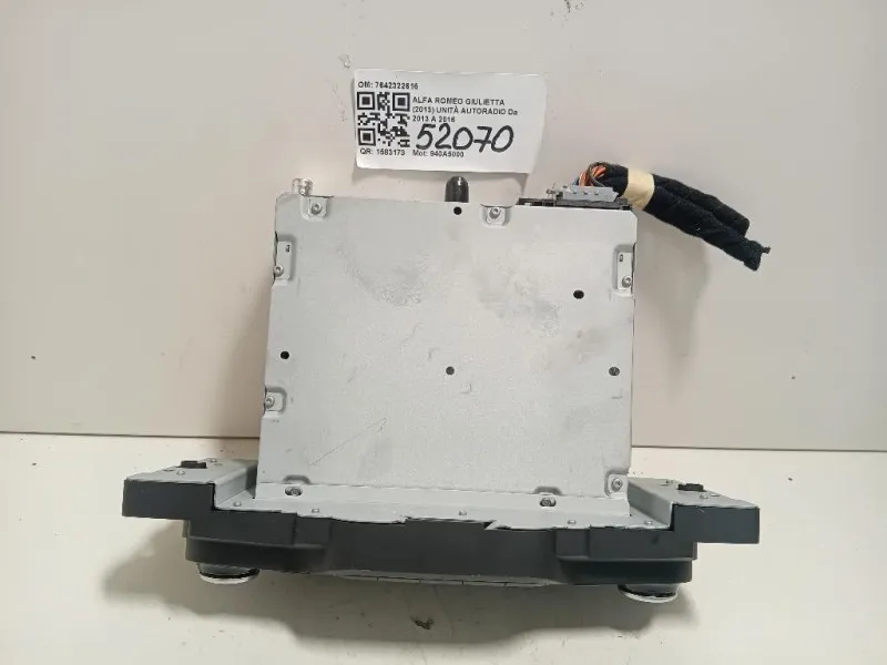 Unità Autoradio 7642322616 Alfa Romeo Giulietta 2013