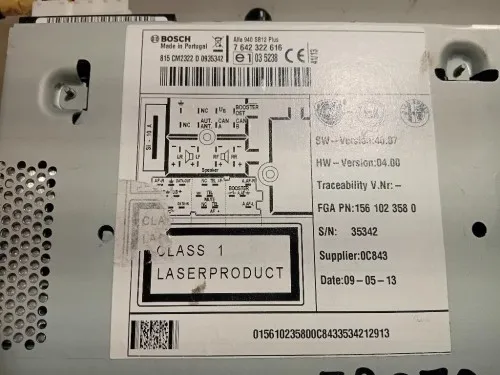 Unità Autoradio 7642322616 Alfa Romeo Giulietta 2013