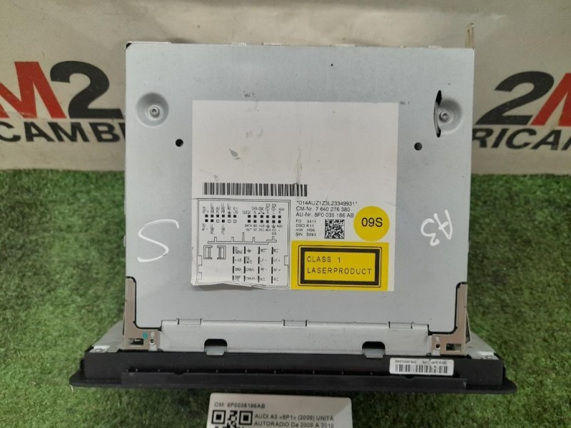 Unità Autoradio 8P0035186AB Audi A3 8P1 2008