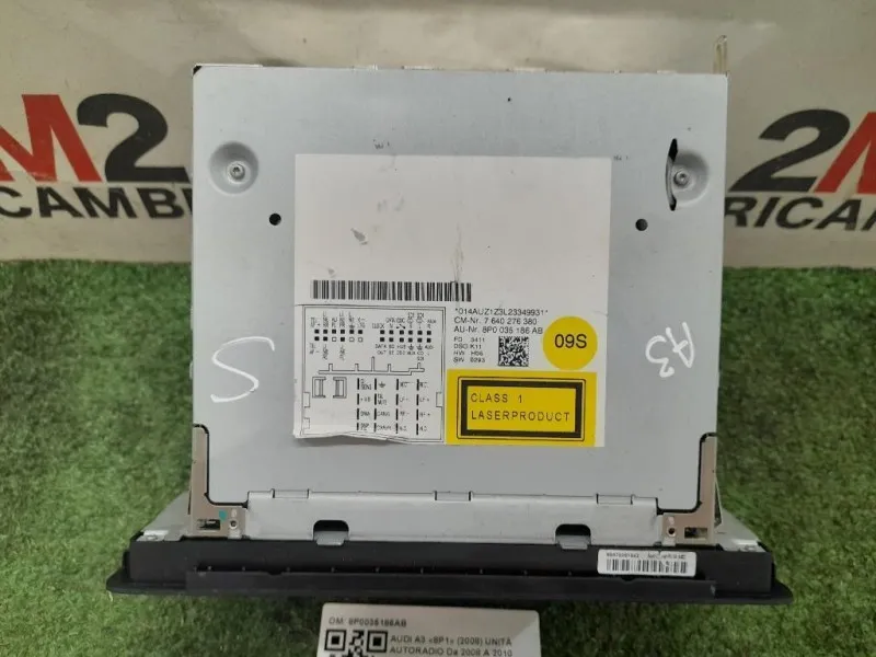 Unità Autoradio 8P0035186AB Audi A3 8P1 2008