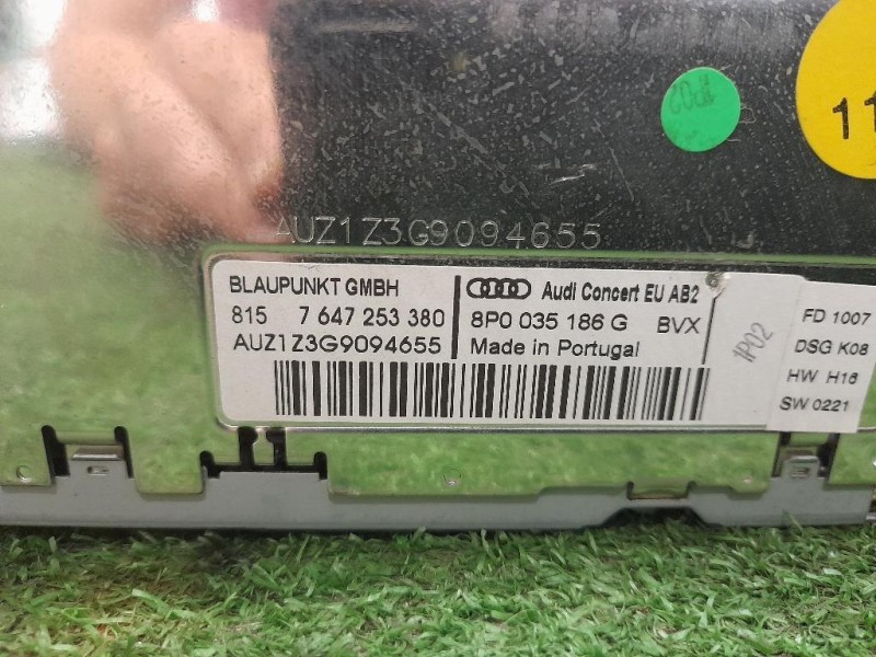 Unità Autoradio 8P0035186G Audi A3 8PA Sportback 2008