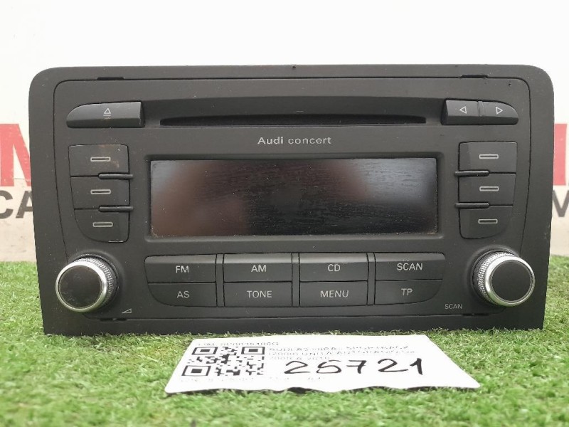 Unità Autoradio 8P0035186G Audi A3 8PA Sportback 2008
