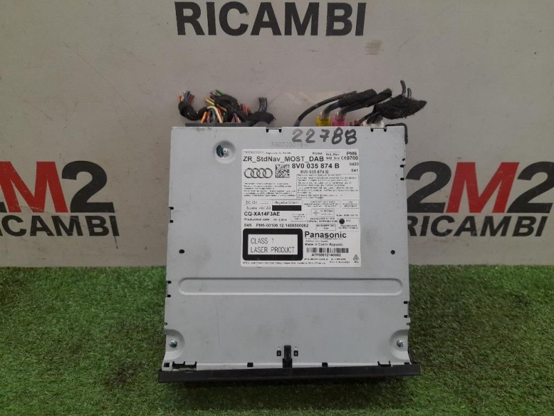 Unità Autoradio 8V0035874B Audi A3 8VA Sportback 2012