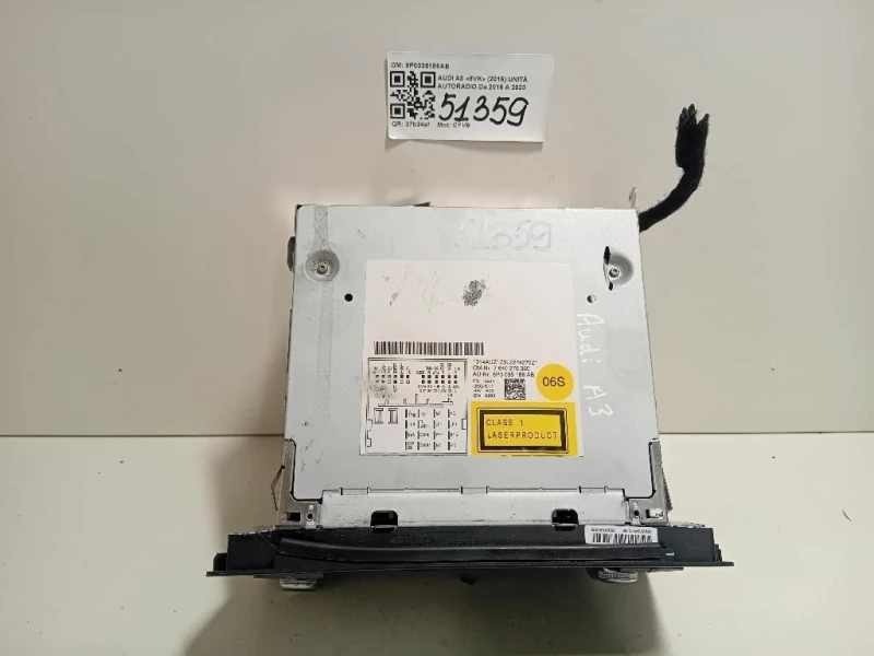 Unità Autoradio 8P0035186AB Audi A3 8VK 2016