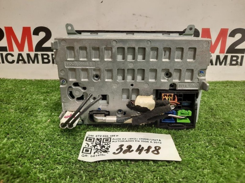 Unità Autoradio 8T2 035 186 P Audi A4 8K2 2008