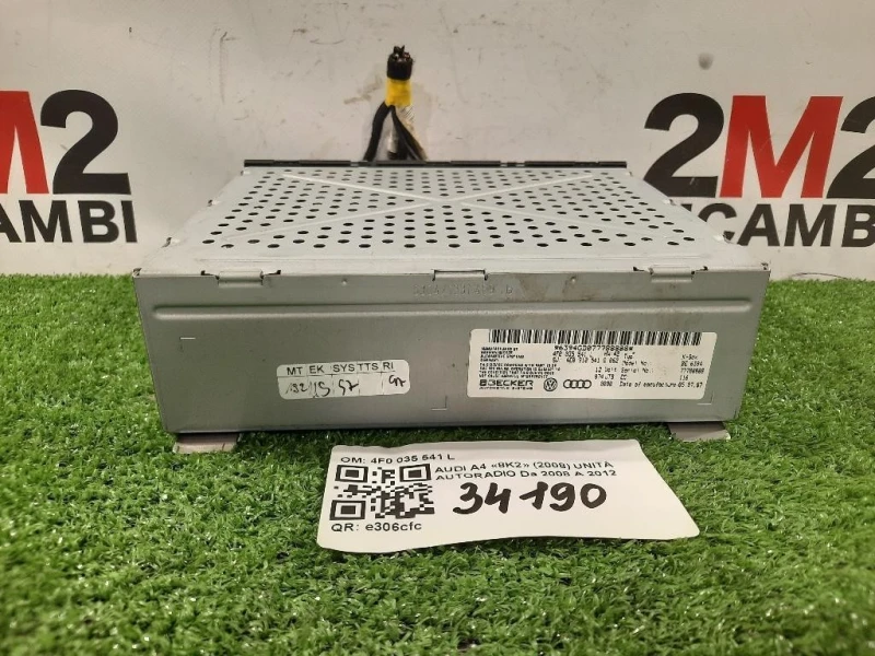 Unità Autoradio 4F0 035 541 L Audi A4 8K2 2008