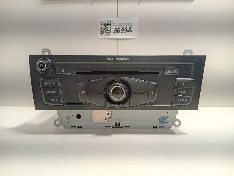 Unità Autoradio 8T2035186C Audi A4 8K2 2008
