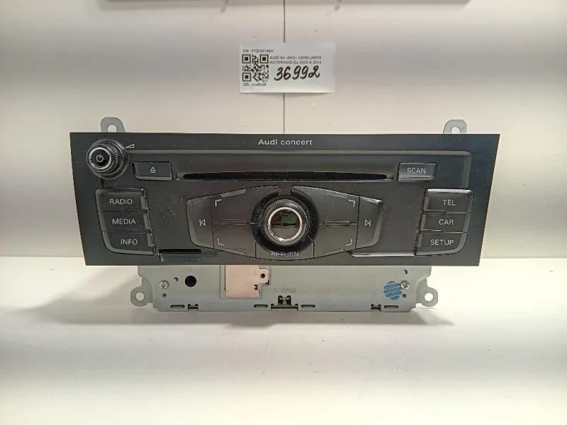 Unità Autoradio 8T2035186C Audi A4 8K2 2008