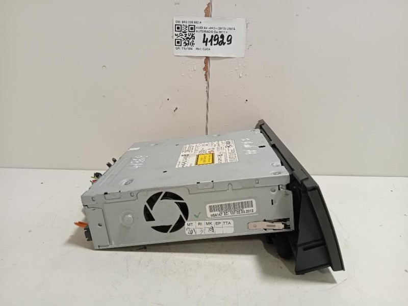 Unità Autoradio 8R2 035 652 A Audi A4 8K2 2012