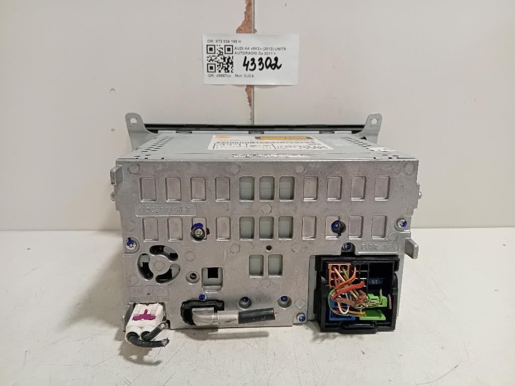 Unità Autoradio 8T2 034 195 H Audi A4 8K2 2012