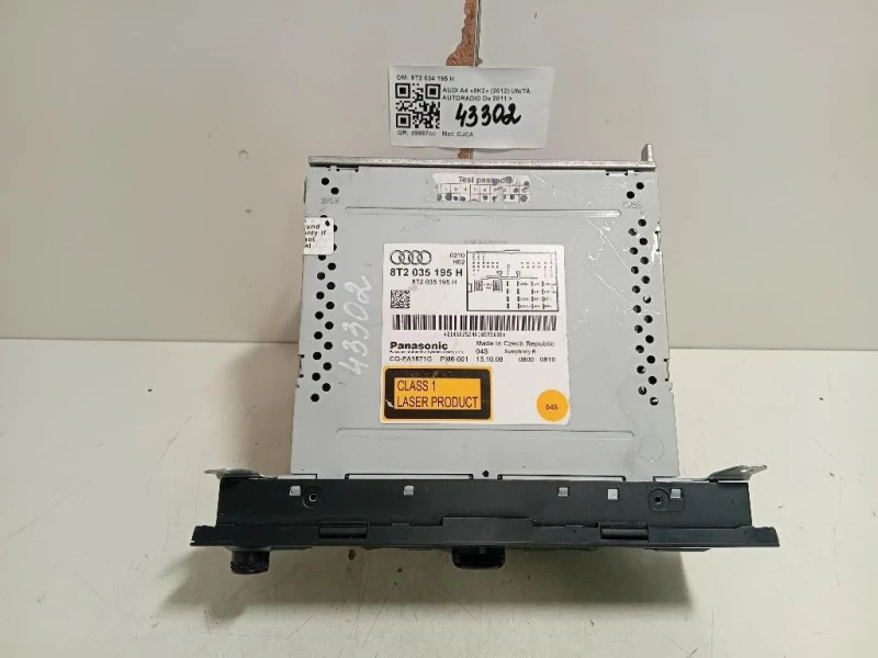 Unità Autoradio 8T2 034 195 H Audi A4 8K2 2012